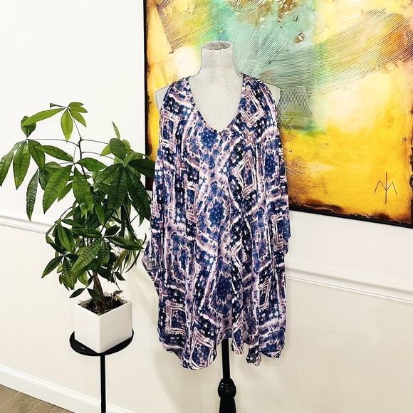 Show me your mumu Tops - Show Me Your MuMu SMYM bohemian sheer tunic purple